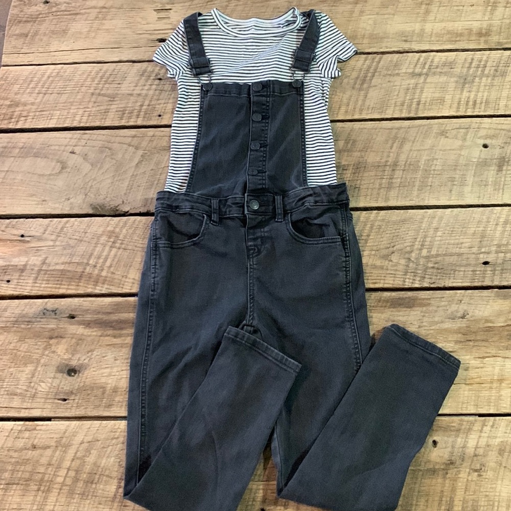 Girls 7/8 overalls outfit